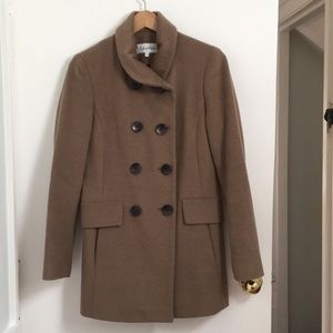 Calvin Klein Double Breasted Wool-Blend Coat